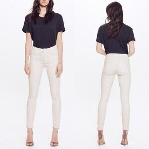 Mother The Looker Destroyed‎ in Cream For a Day Waist 26"